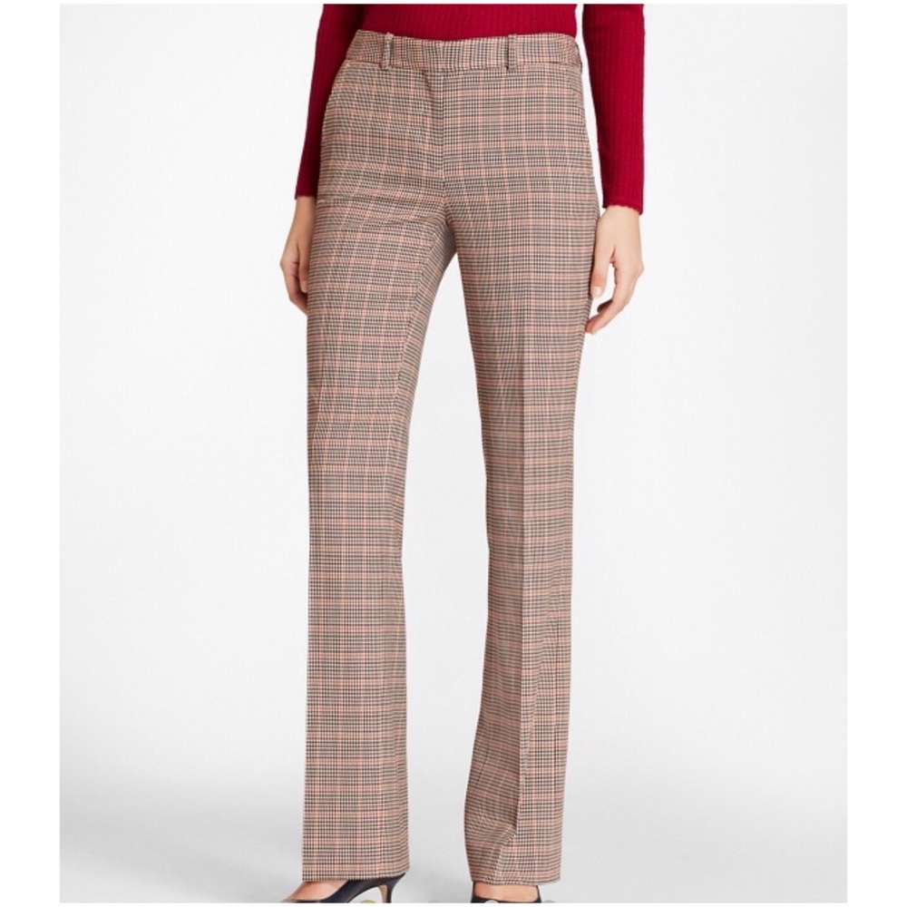 TALBOTS PLAID TWEED WOOL PANTS